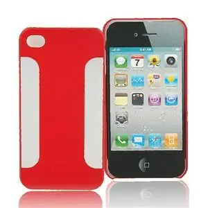 More Para Blaze iPhone 4 Cover inkl. 2x skærmbeskyttelse. Rød