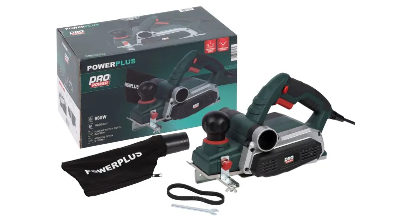 POWP6010 El høvl 900 watt - bredde 82 mm