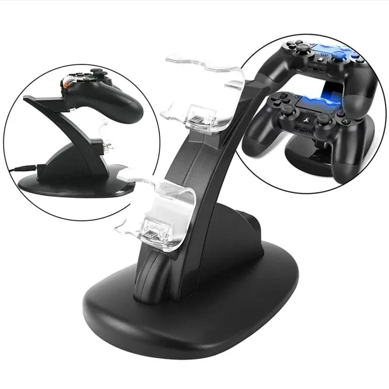 Playstation 4 Controller dual charger. Bluelight Charging Dock.