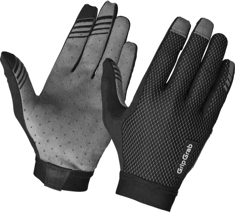 GripGrab Vertical 2 InsideGrip™ Langfingret Sommerhandsker - Black