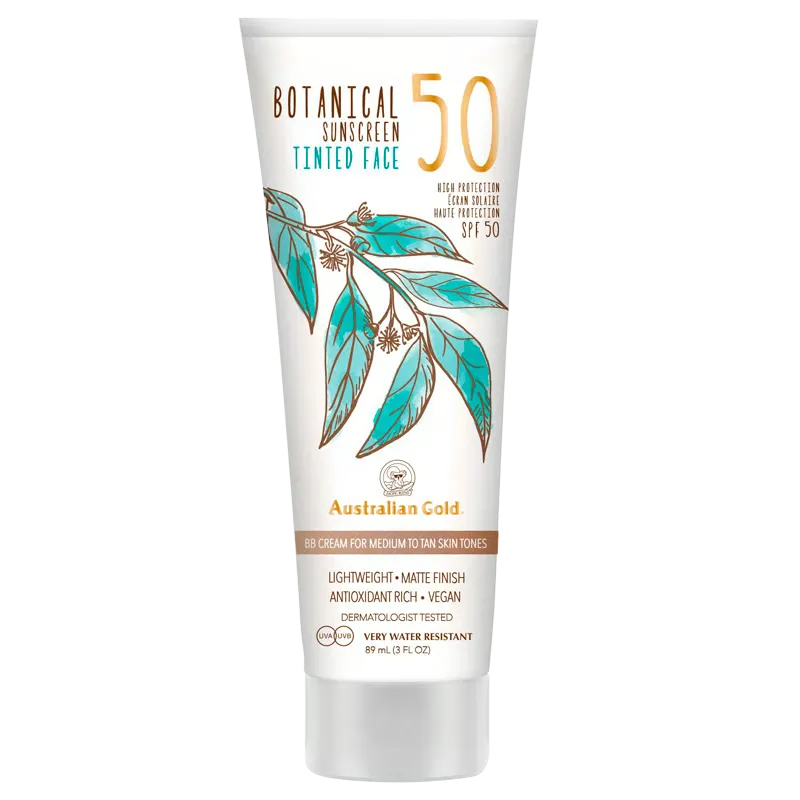 Australian Gold Botanical SPF50 Tinted Medium-Tan 88 ml