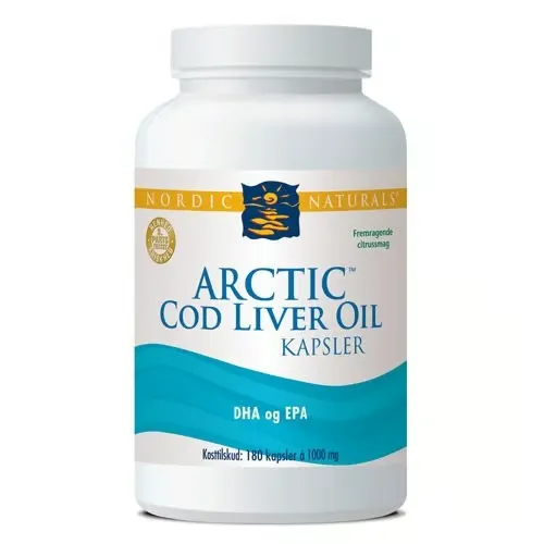 Nordic Naturals Torskelevertran m.citrus Cod liver oil (180 kap)
