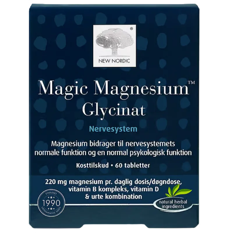 New Nordic Magic Magnesium Glycinat (60 tabl)