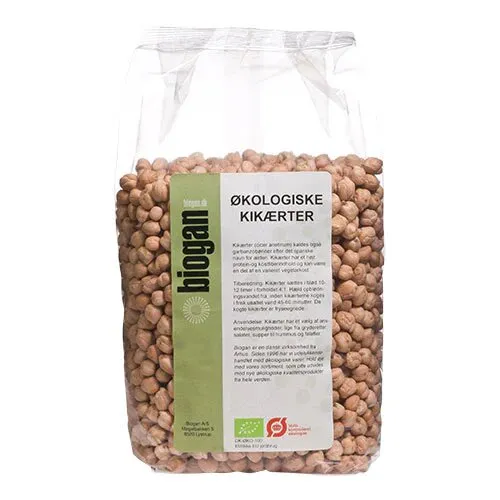 Kikærter Økologiske - 1 kg.