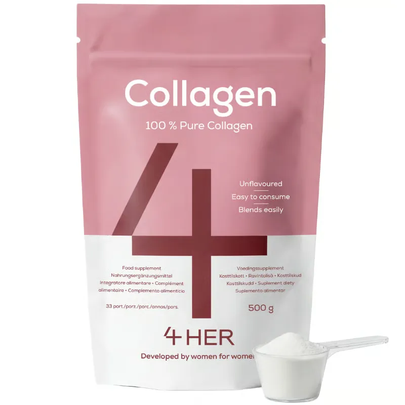 4 HER Collagen Pure Pulver (500 g)
