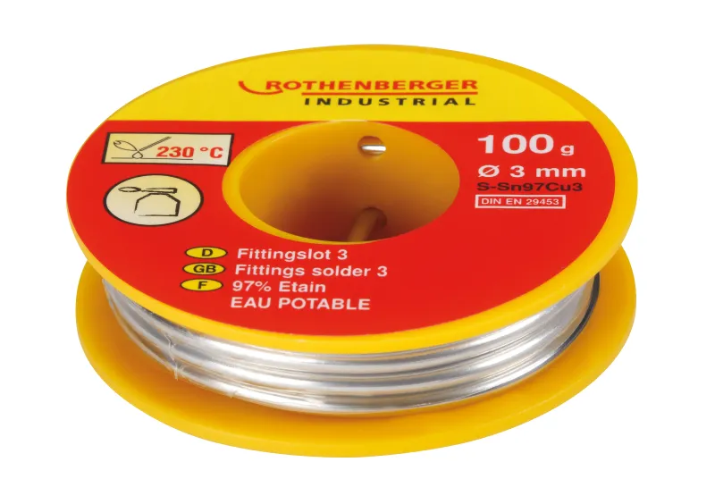 Fittings-loddetin 3 mm 100 g