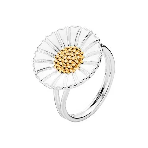 Lund Marguerit ring i Sølv - 18 mm