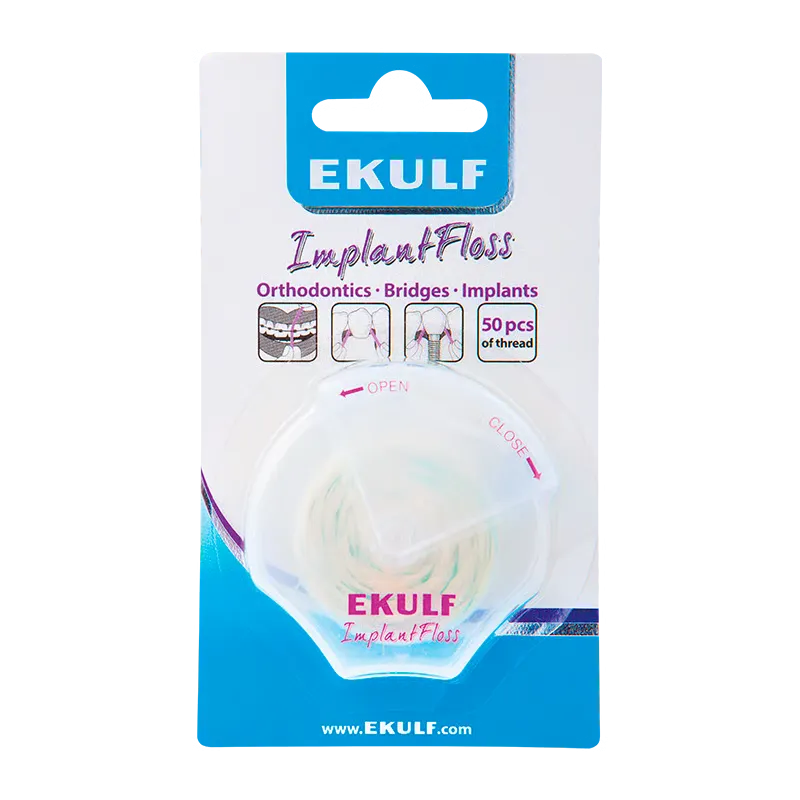 Ekulf Implant Floss Tandtråd (50 stk)