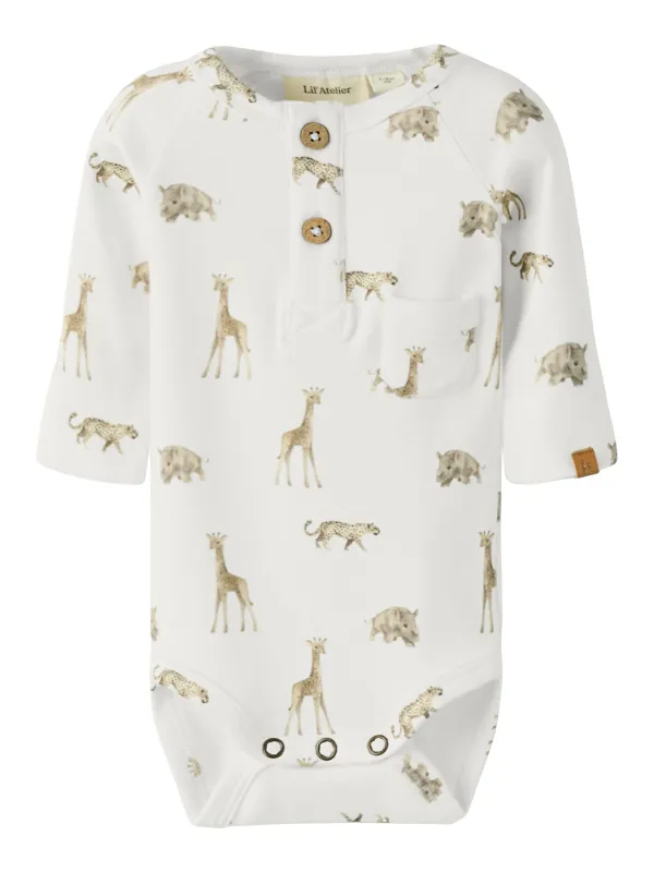 Lil Atelier Gayo - Elm Slim body NOOS - Coconut Milk - 56 cm