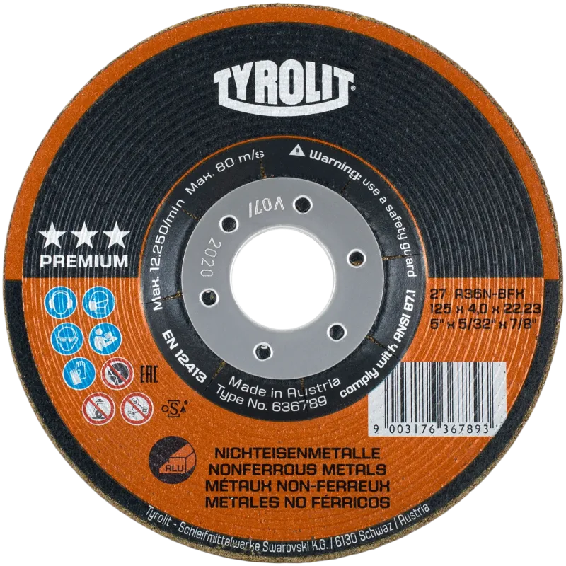 Skrubskive Premium 27E ø230×7 A36L-BFX