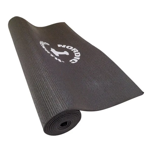 Yogamåtte (4 mm) Sort (Nordic Strength)