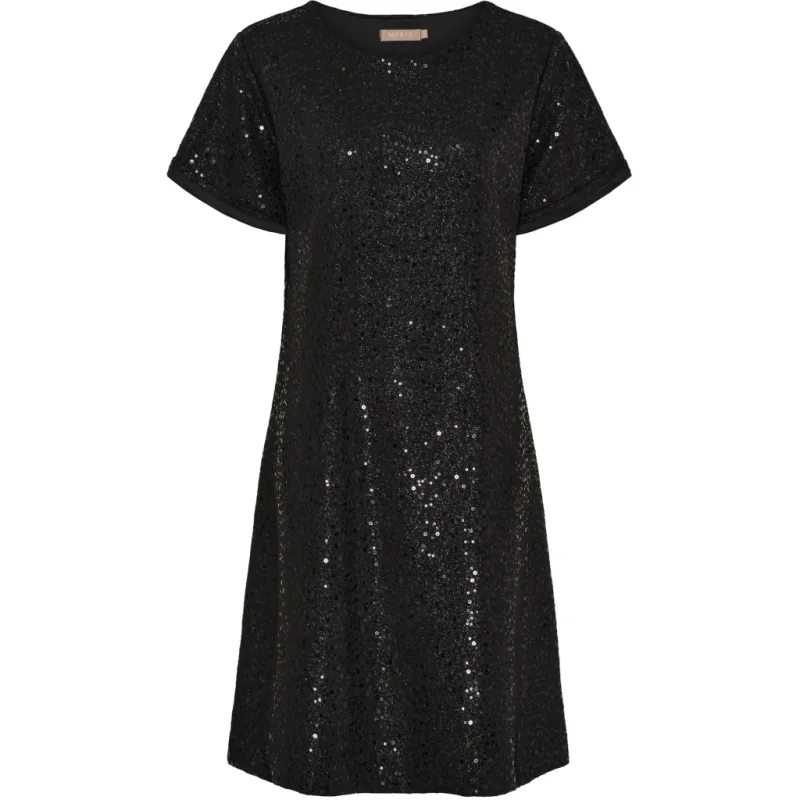 Marta du Chateau dame kjole MdcBolette 7692 - Black