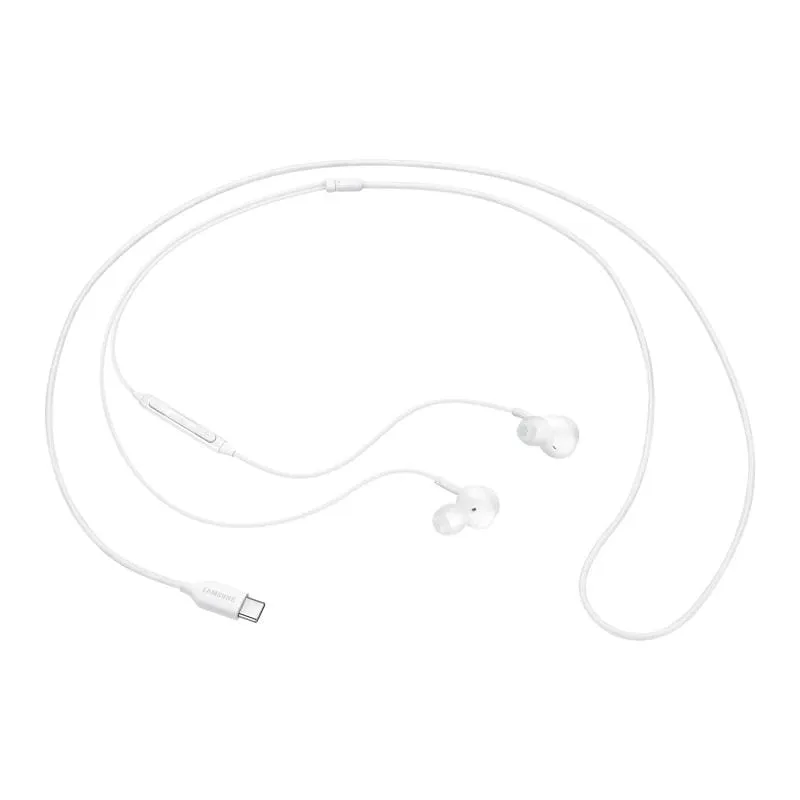 Samsung USB-C Kablede In-Ear Høretelefoner EO-IC100  -  Hvid med mikrofon