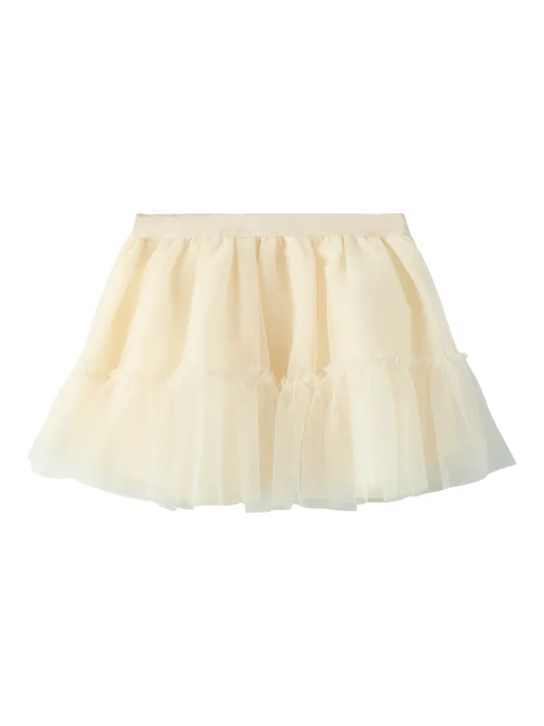 Lil Atelier Sarina Tulle Skirt - Pistachio Shell - 92 cm