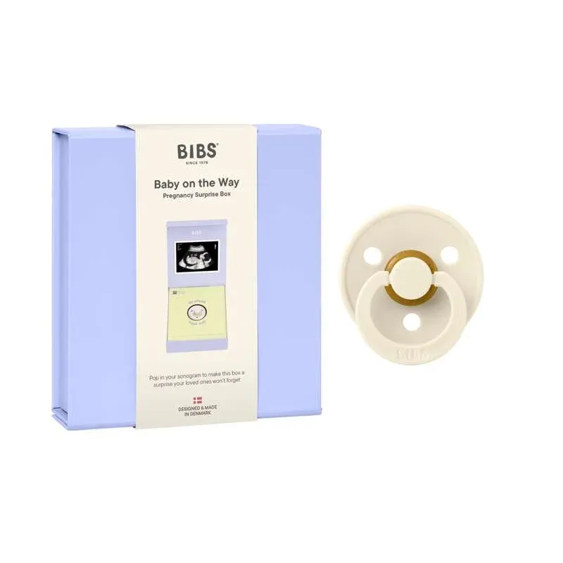 BIBS Hey Baby Surprise Gavesæt - Naturgummi - Str. 1 - Ivory