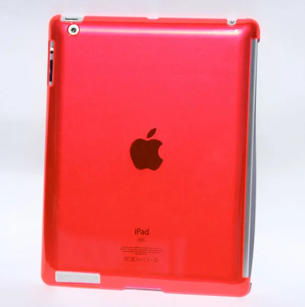 iPad 2/iPad 3/iPad 4 bagcover i hård plastik. Pink.