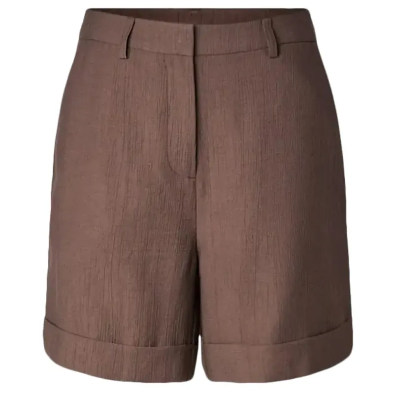 PIECES dame shorts PCGERRY - Coffee Quartz