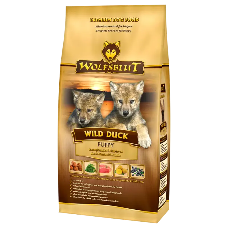 WolfsBlut Wild Duck Puppy, 12.5 kg