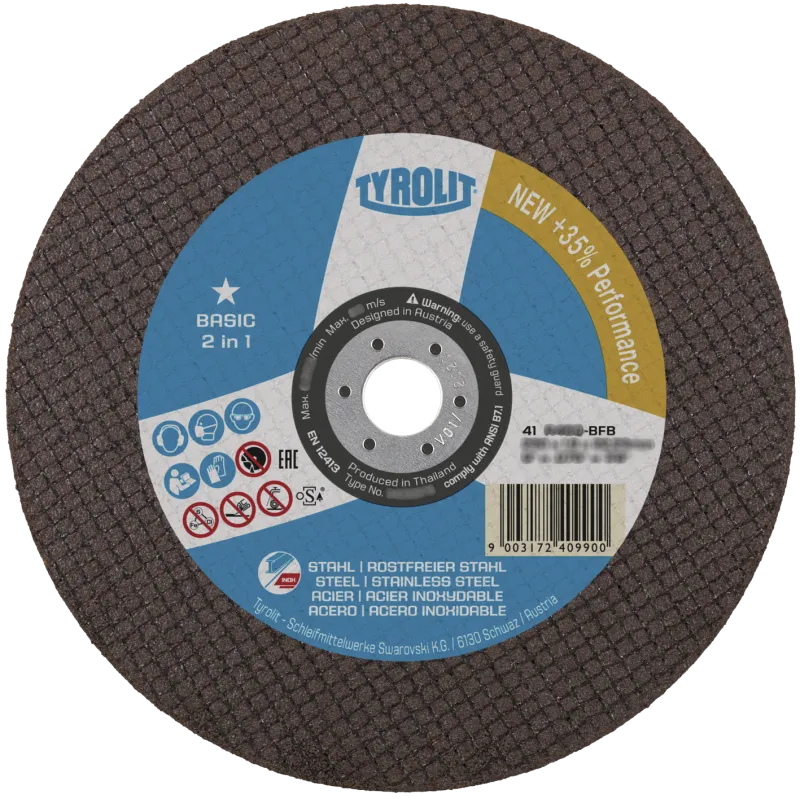 Skæreskive Basic 41C ø230×2,0 A30Q-BFB
