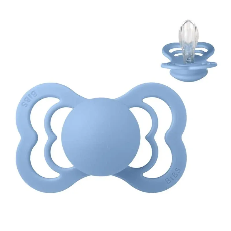 BIBS Symmetrisk Supreme Sut - Str. 2 - Silikone - Sky Blue
