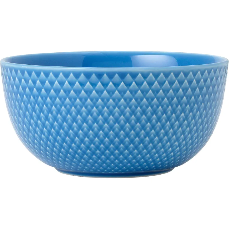 Lyngby porcelæn Rhombe Color Skål 13 cm. blå