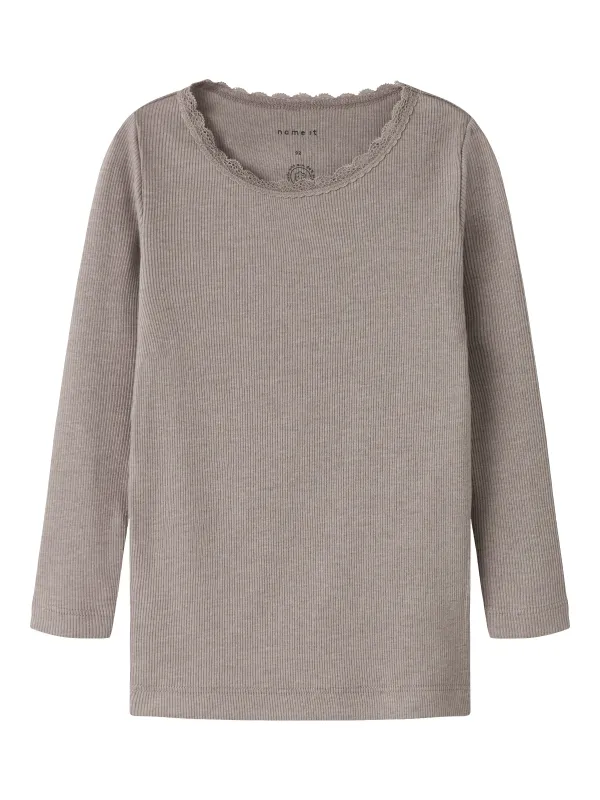 Name It - Kab LS Top - Satellite Melange - 86 cm