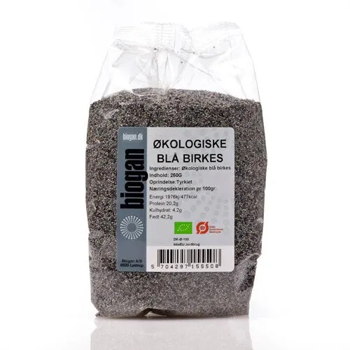 Blå birkes Øko. - 250 gram
