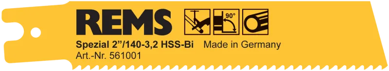 REMS rør-bajonetsavklinge special 2"/140-3,2 5/pk