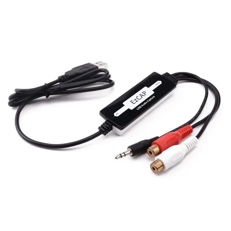 EZCAP USB Audio Capture adapter. Digitaliser dine gamle lydoptagelser.