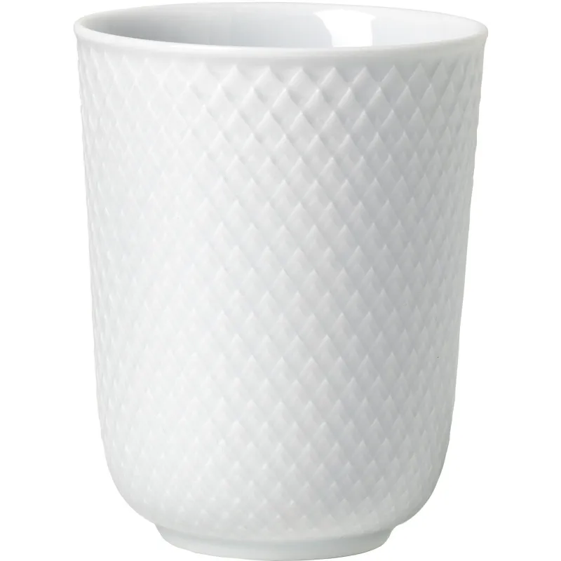 Lyngby porcelæn Rhombe Krus 33 cl Hvid