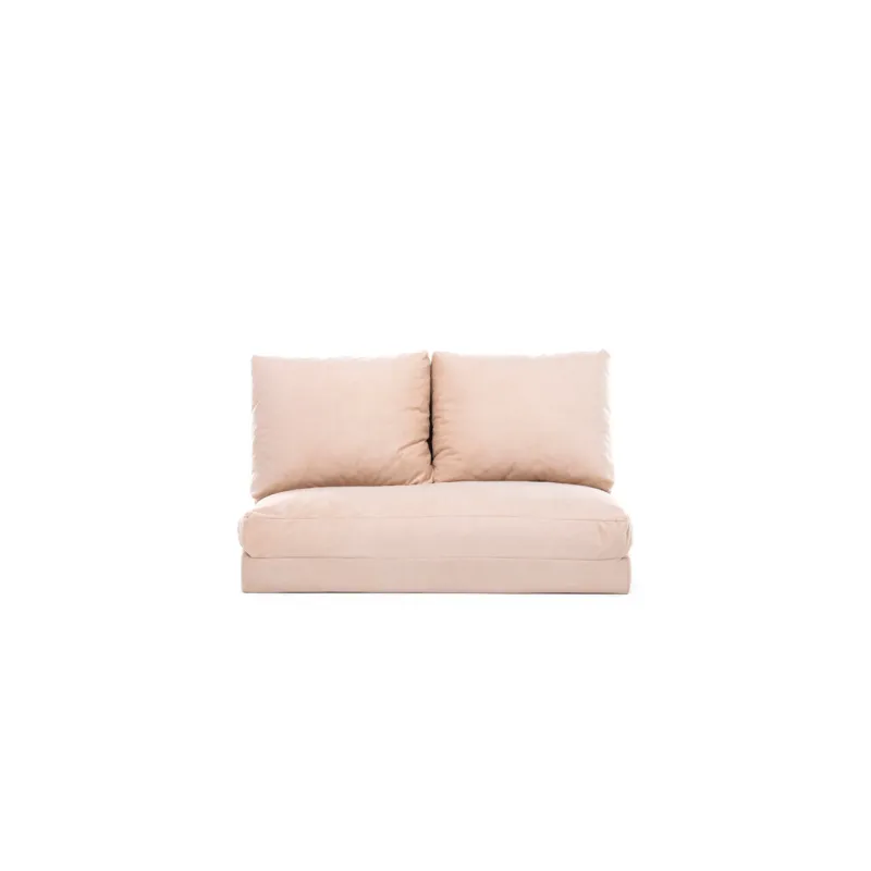 NORDVÄRK Taida 2 pers. sovesofa - creme polyester stof