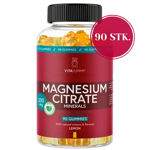 VitaYummy Magnesium Citrate Lemon (90 stk)
