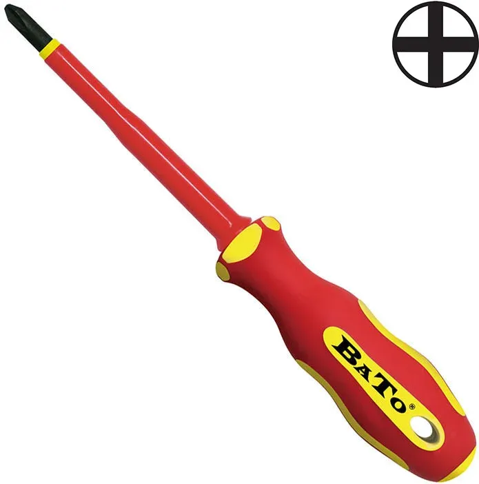 BATO VDE 1000V Skruetrækker PH2 x 100mm.