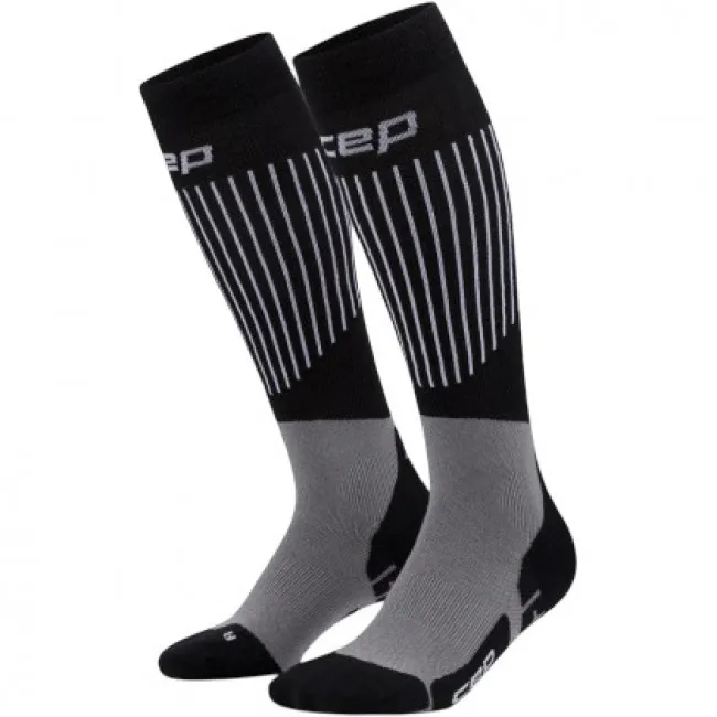 CEP Ski Ultralight Socks Tall 3.0, skistrømper, dame, sort