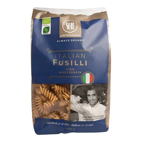 Fusilli fuldkorn (skruer) Øko. - 400 gram