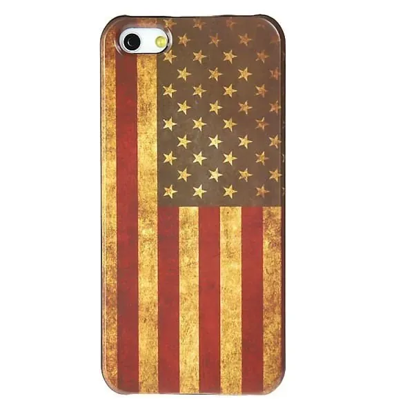 USA flag. Retro cover til iPhone 5/5S/SE.