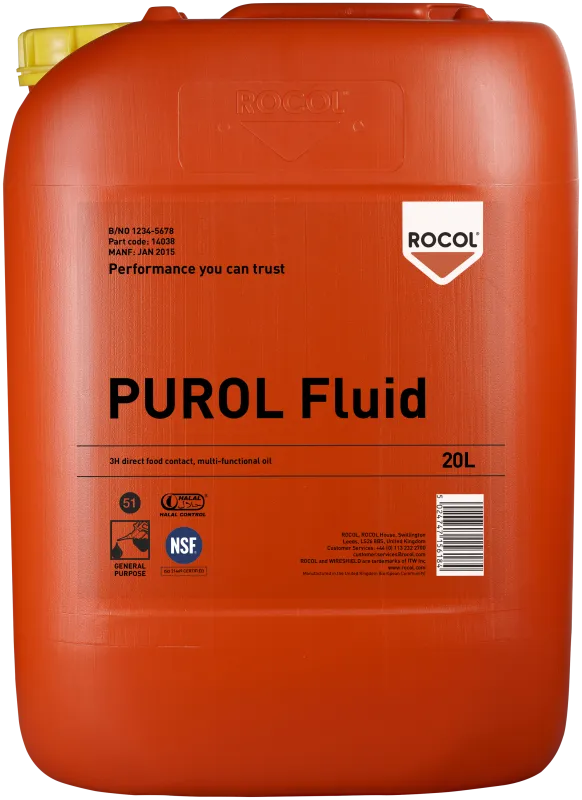 Rocol Purol Fluid fedt NSF-3H 20ltr