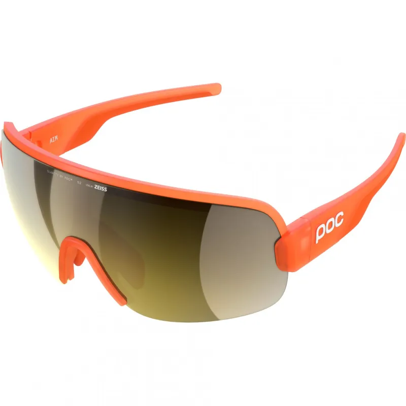POC Aim, solbriller, fluorescent orange translucent