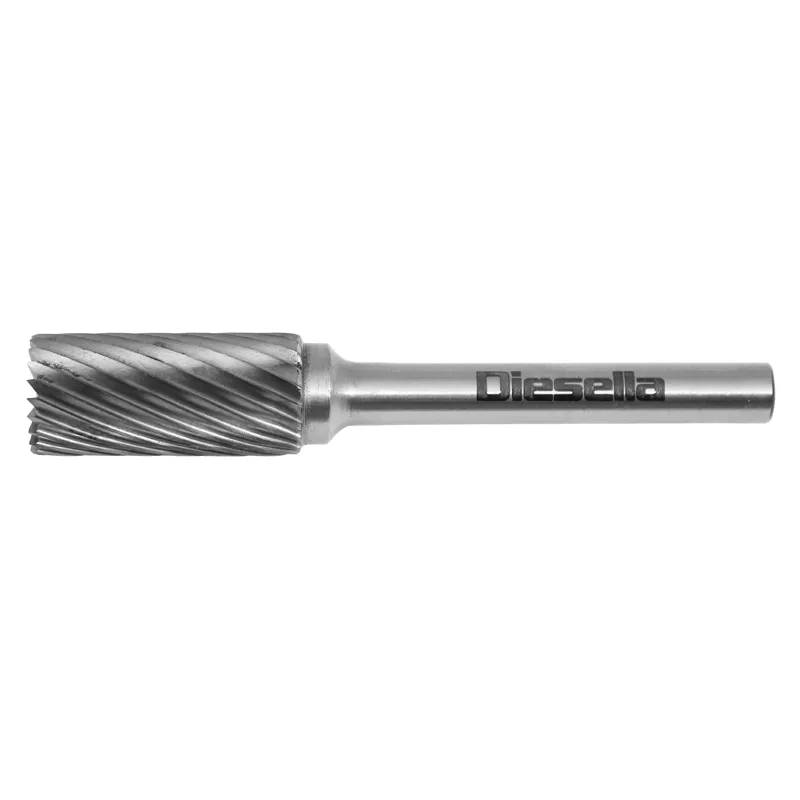 Fræsestift HM Ø12x25 mm form B (Single cut) med Ø6 mm skaft