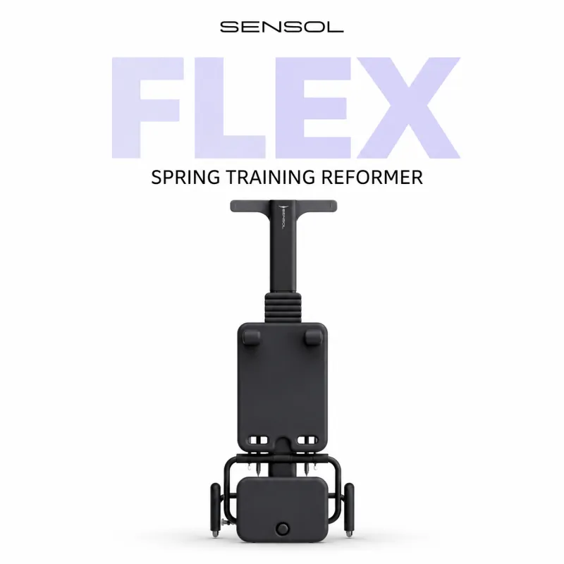 Sensol Flex Smart Pilates Reformer Midnight Black