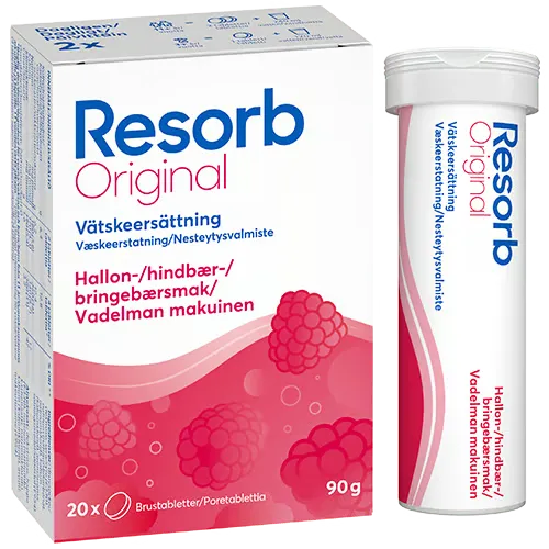 RESORB Original Hindbær (2 x 10 stk)