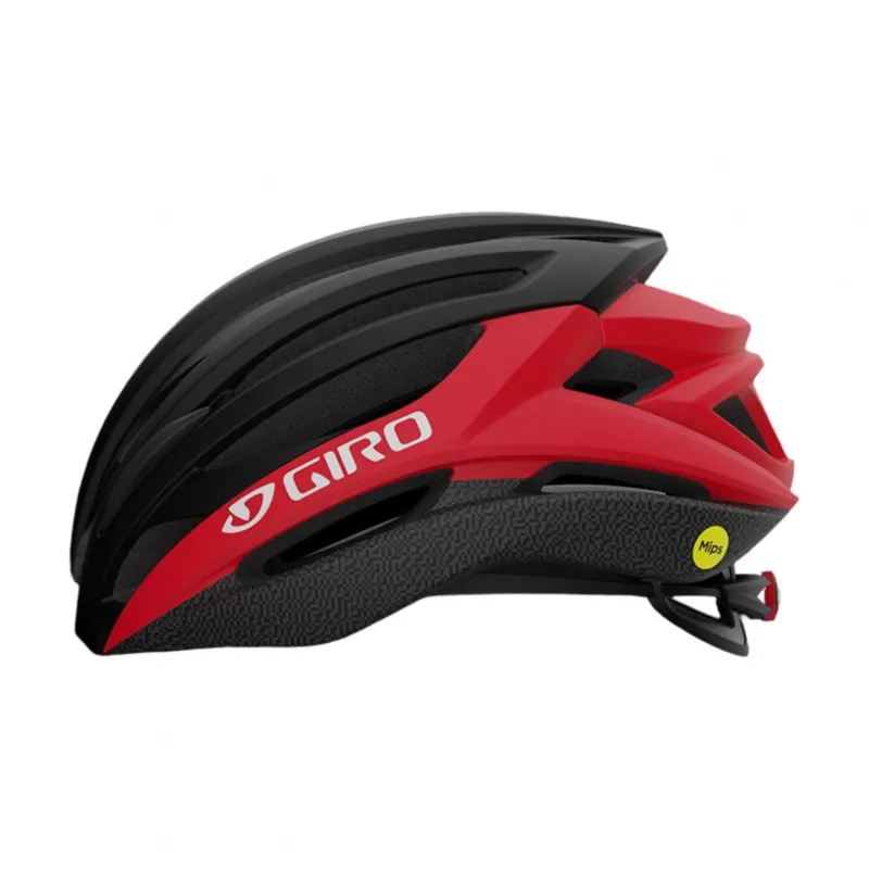 Giro Syntax Mips, cykelhjelm, sort/rød