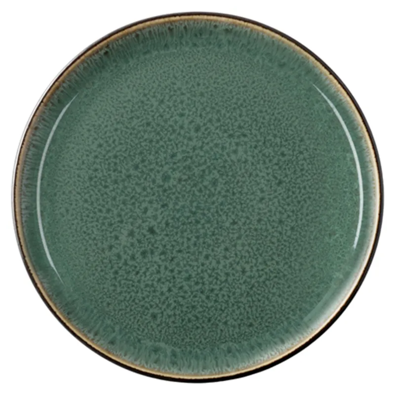 Bitz Gastro Tallerken Ø17 cm, blank grøn/sort