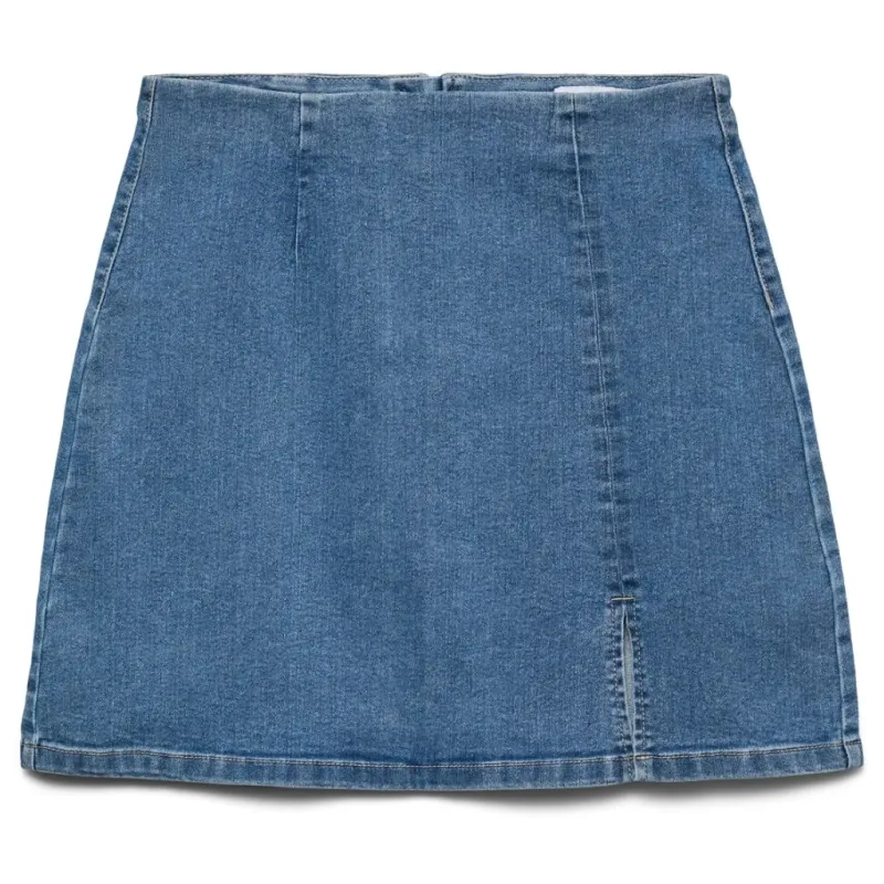 VERO MODA dame nederdel VMNELLY - Medium blue denim