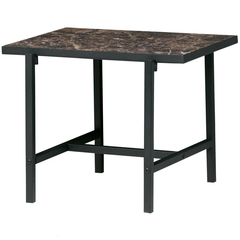 WOOOD - Turn Around Sidebord Sort - 40x50x44 cm