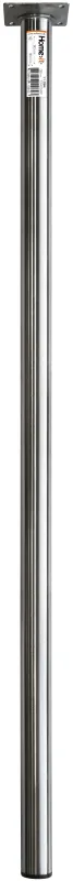 Bordben 80 cm. - dia. 30 mm. - børstet stål
