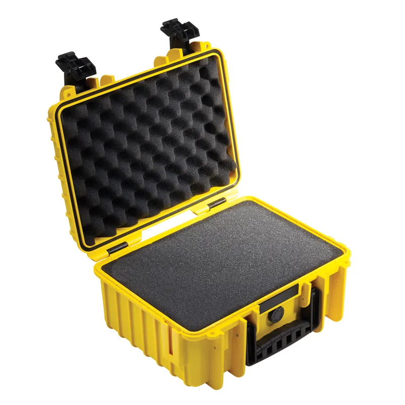 OUTDOOR kuffert i gul med skum polstring 385x265x165 mm Volume: 16,6 L Model: 4000/Y/SI