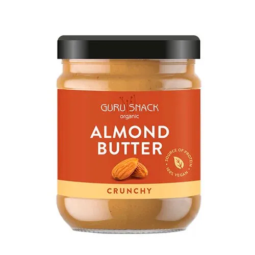 Almond Butter Crunchy Øko. - 500 gram