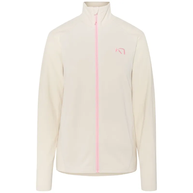 Kari Traa F/Z Fleece, fleecetrøje, dame, beige