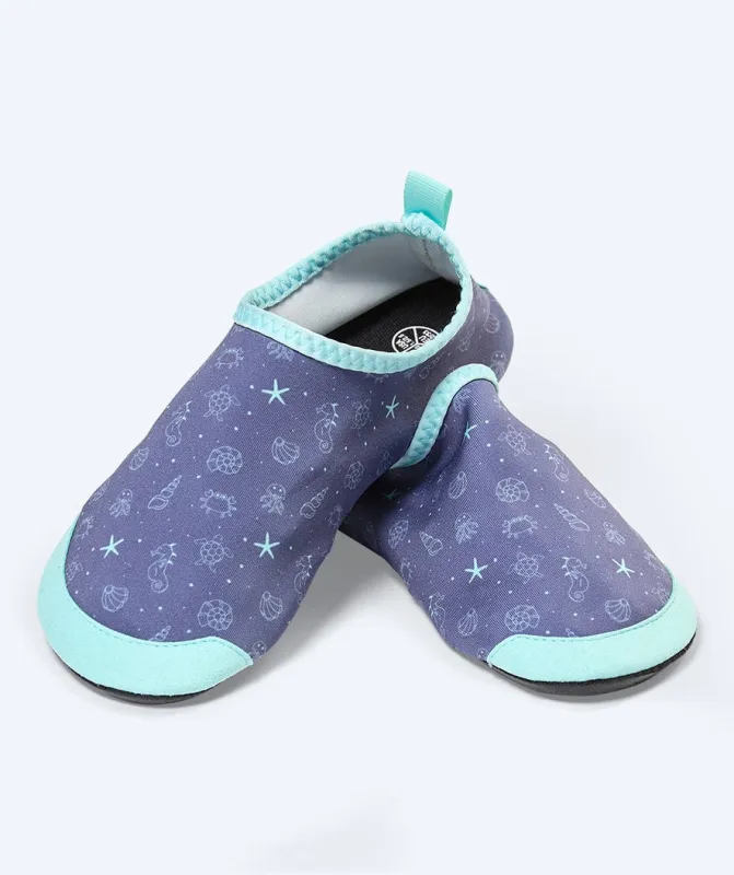 Watery badesokker til børn - Seadon - Atlantic Turquoise - Badestrømper til børn